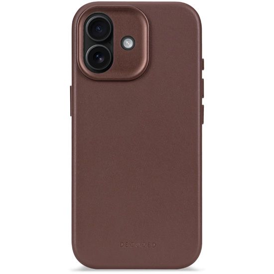 Leather case iPhone 17 Chocolate brown - Decoded