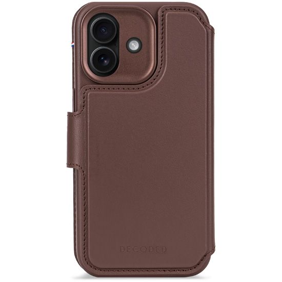 MagSafe detachable folio iPhone 17 Chocolate Brown - Decoded