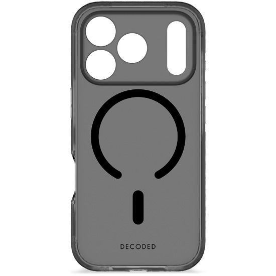 Funda DropTec™ Transparente iPhone 17 Pro Frosted Black - Decoded