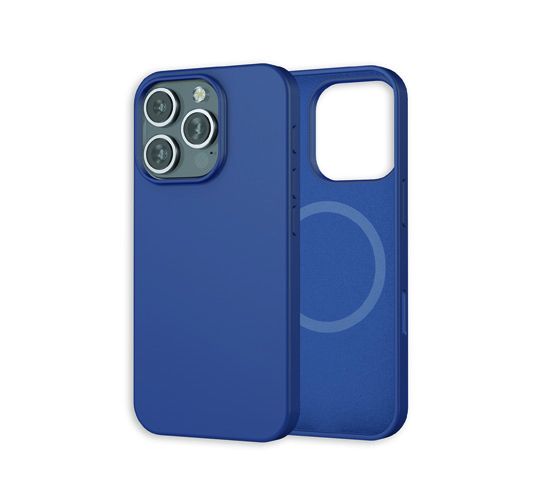 Silicon case MagSafe iPhone 16 Pro Blue - MW