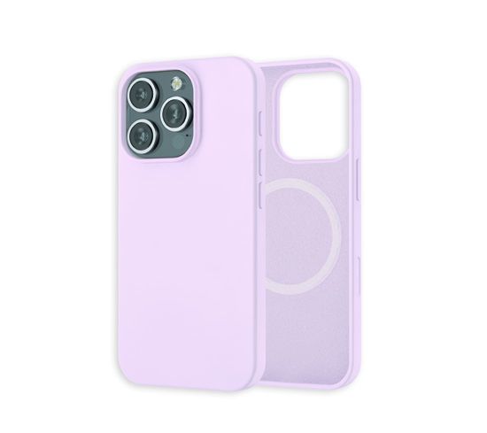 Silicon case MagSafe iPhone 16 Pro Lilac - MW