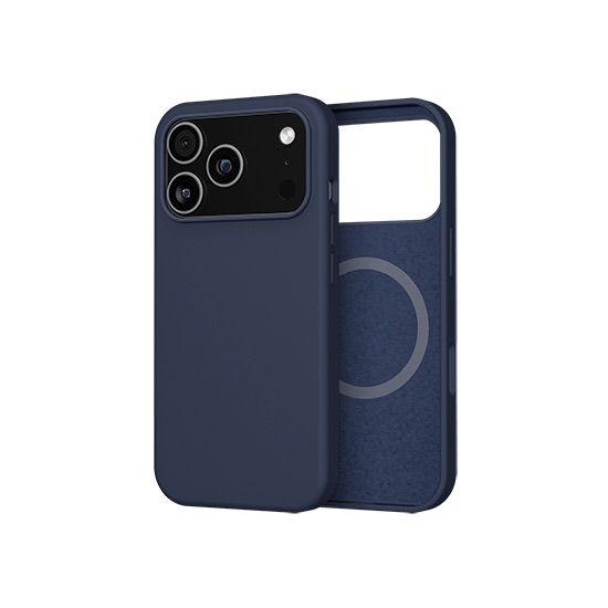 Funda de silicona MagSafe iPhone 17 Pro Azul - MW