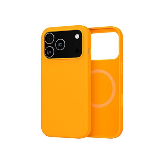 Funda de silicona MagSafe iPhone 17 Pro Naranja - MW