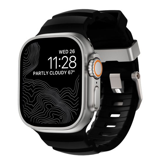 Correa Rocky Point Band 44/45/46/49mm Carbon Black/Natural Hardware - Nomad