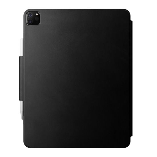 Funda de piel magnética Apple Pencil iPad Pro 12.9 (6th/5th/4th/3rd gen) Negro - Nomad