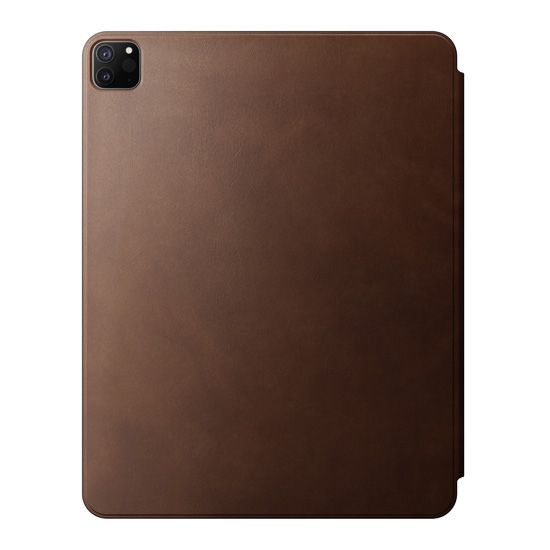 Funda piel magnética iPad Pro 12.9 (6th/5th/4th/3rd gen) Café - Nomad