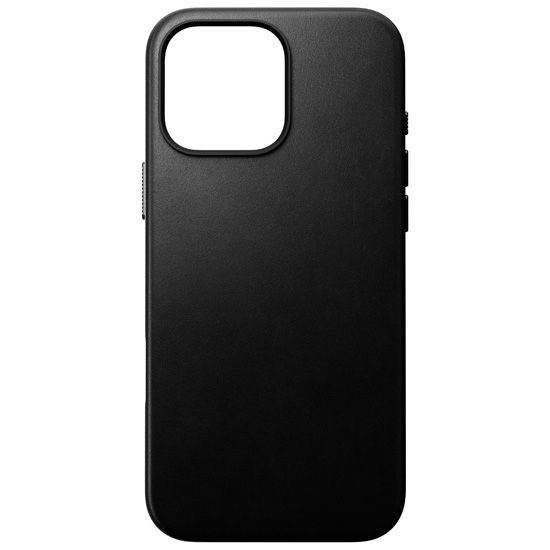 Funda de piel tradicional iPhone 16 Pro Negra - Nomad