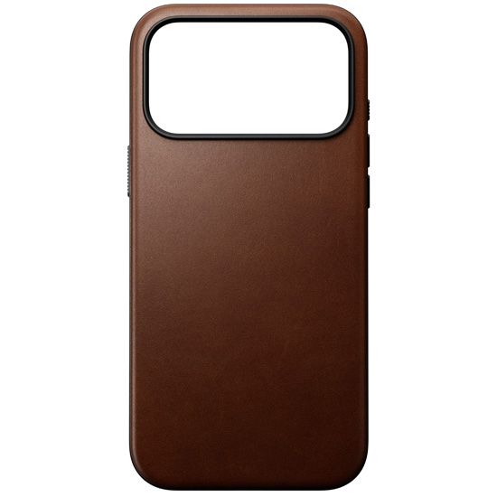 Modern Leather Funda iPhone 17 Pro Max Marrón - Nomad