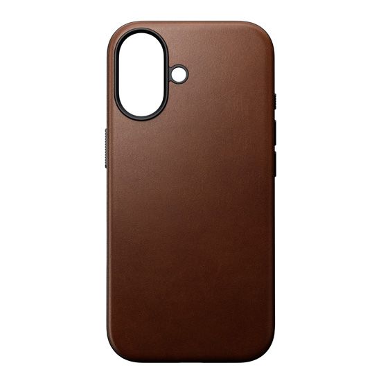 Modern Leather Funda iPhone 17 Marrón - Nomad