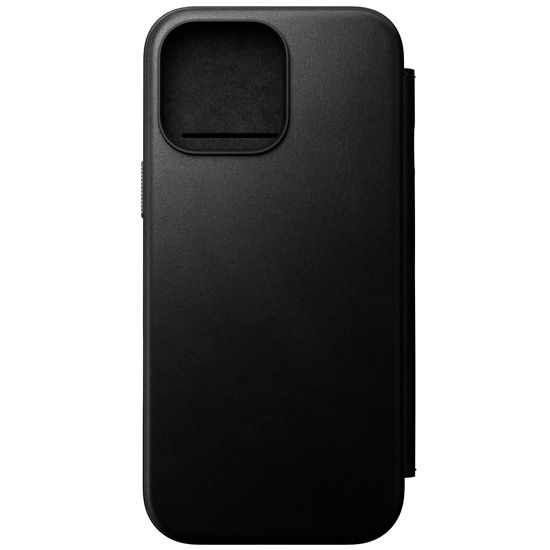 Modern Leather Folio iPhone 16 Pro Max Negra - Nomad