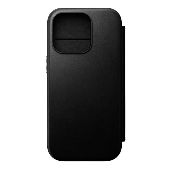 Modern Leather Folio iPhone 16 Pro Negra - Nomad