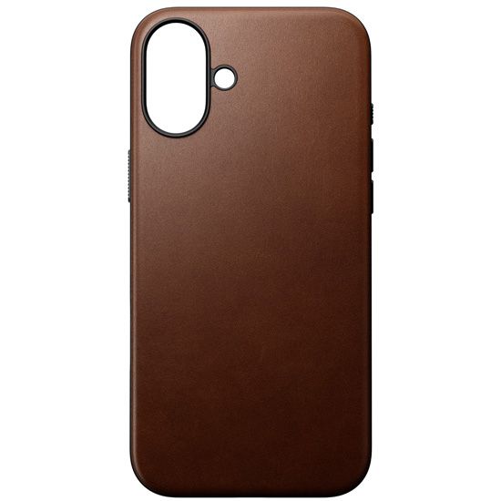 Modern Leather Funda iPhone 16 Plus Marrón - Nomad