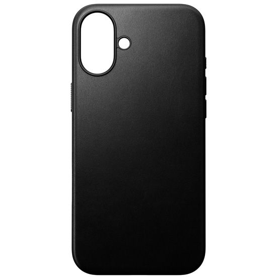 Modern Leather Case iPhone 16 Plus Black - Nomad