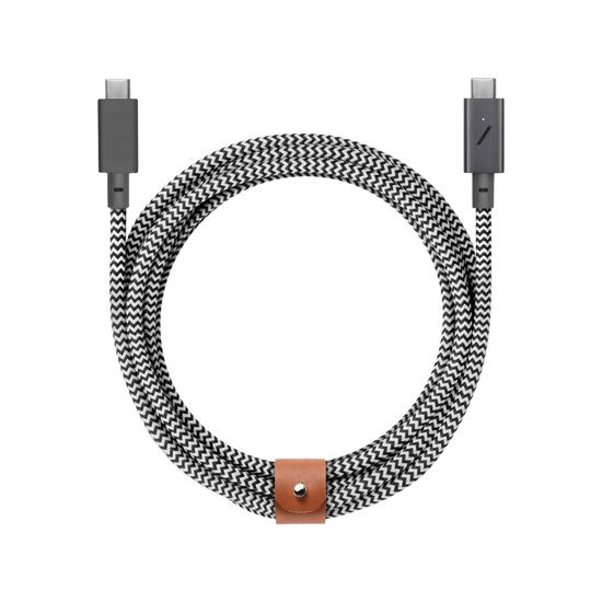 ECO Belt Cable USB-C a USB-C 240W (2.4m) Zebra - Native Union