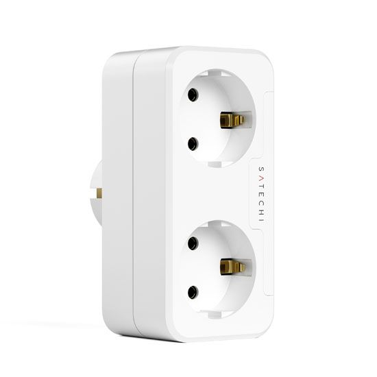 Homekit Dual Smart Outlet (EU) - Satechi