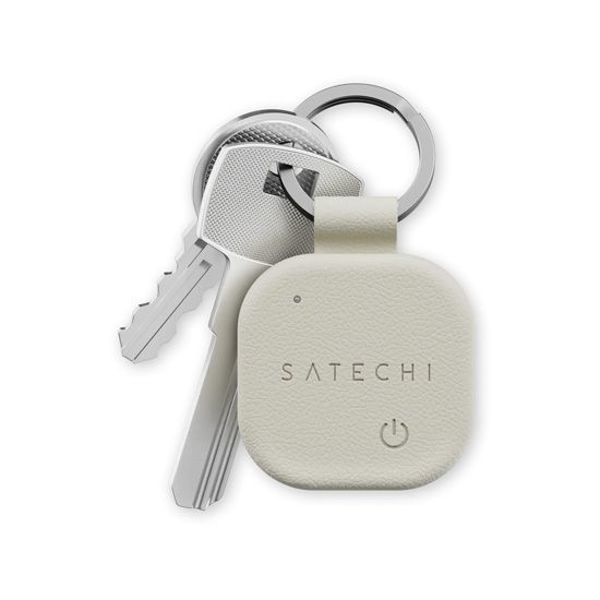 Llavero FindAll™ de piel vegano Sand - Satechi