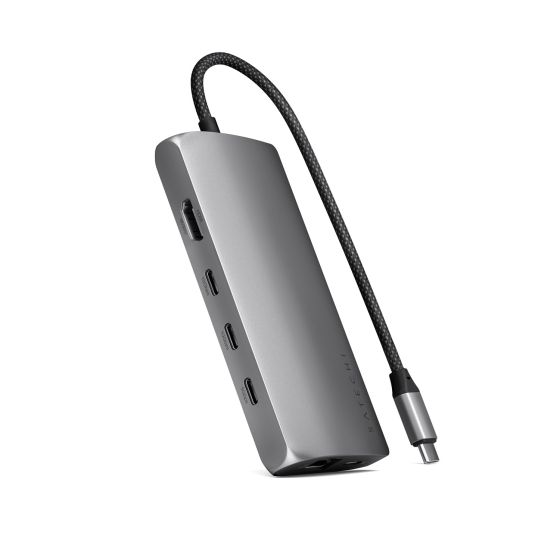 Adaptador multipuerto USB-C 8K a Ethernet V3 Space Gray - Satechi