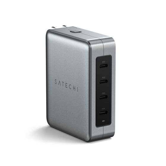 145W USB-C GaN Travelling Charger Space Gray - Satechi