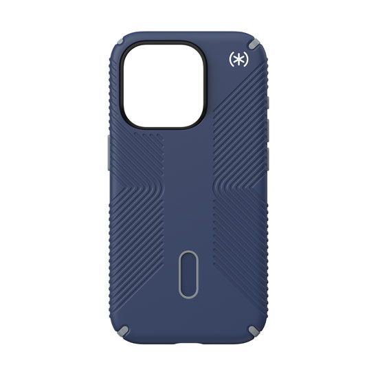 Presidio2 Grip Click-Lock iPhone 15 Pro Azul/Gris - Speck