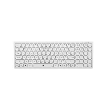Echelon Compact USB-C Rechargeable Wireless AZERTY Keyboard White