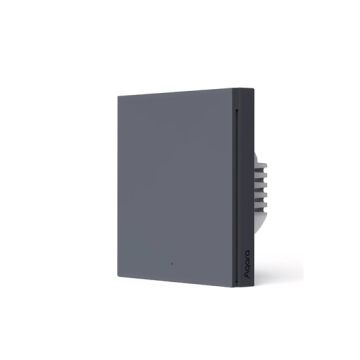 Interruptor de Pared Inteligente H1 (sin neutro, de un solo pulsador) Gris