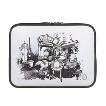 LA robe MBP 13 (no USB-C) I Lov Paris Blue Morning