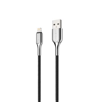 Cable ARMOURED Lightning a USB-A (3m) Negro 