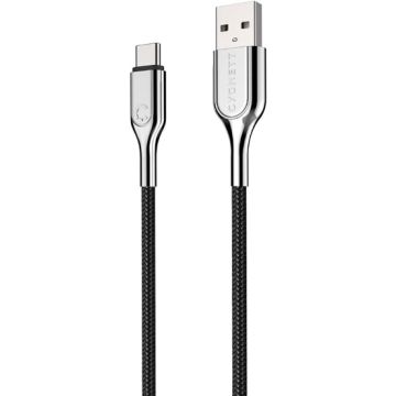 Cable ARMOURED 3.1 USB-C a USB-A (1m) Negro 