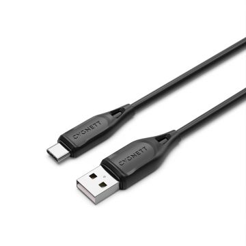 Cable Essential USB-C a USB-A (1 m) Negro