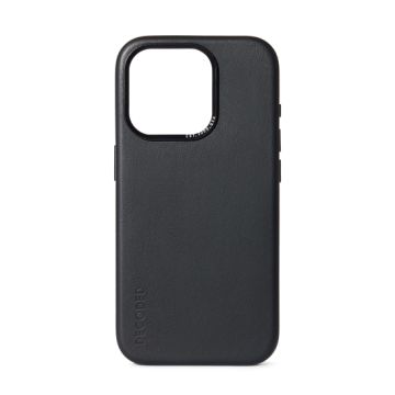 Funda MagSafe de cuero para iPhone 15 Plus Negro