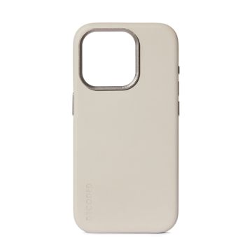 Funda MagSafe de cuero para iPhone 15 Plus Clay