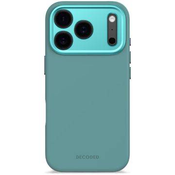 Funda Antimicrobiana de Silicona MagSafe iPhone 17 Pro Retro Blue