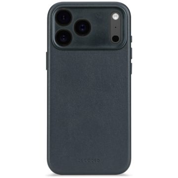 Leather case iPhone 17 Pro Navy shadow