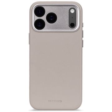 Leather case iPhone 17 Pro Solid clay