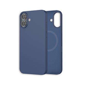 Silicon case MagSafe iPhone 16 Plus Blue