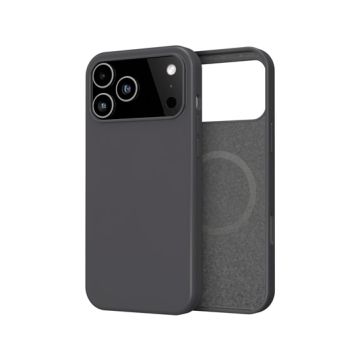 Funda de silicona MagSafe iPhone 17 Pro Max Negra