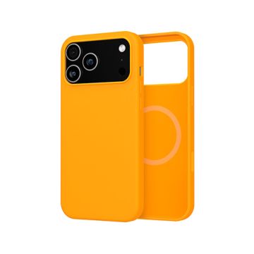Funda de silicona MagSafe iPhone 17 Pro Max Naranja