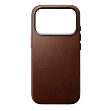 Funda Traditional piel iPhone 17 Pro Marrón