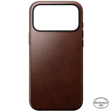 Funda de piel Modern Horween iPhone 17 Pro Max Rustic Brown