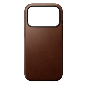 Modern Leather Funda iPhone 17 Pro Marrón