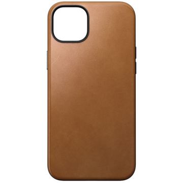 Modern Leather Funda iPhone 15 Plus English Tan