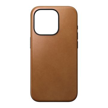 Modern Leather Funda iPhone 15 Pro English Tan
