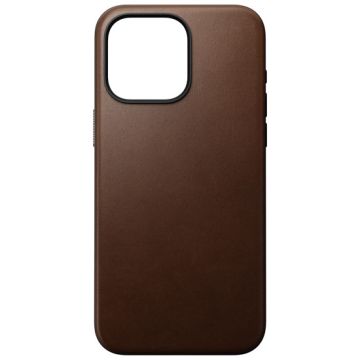 Modern Leather Funda iPhone 15 Pro Max Pro Marrón