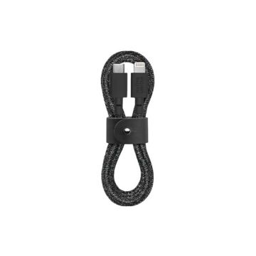 Eco Belt Cable USB-C a Lightning (1.2m) Negro
