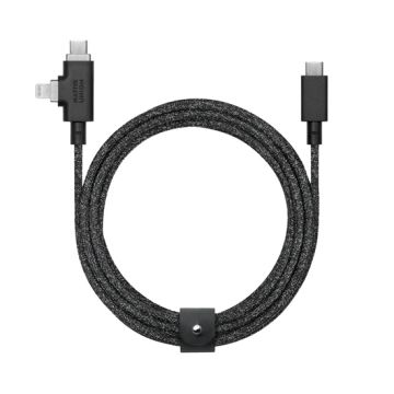 Cable Belt Duo Pro 240W (USB-C a USB-C & Lightning) Cosmos