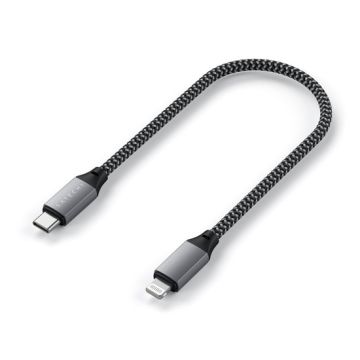 USB-C to Lightning cable (0,25 m) Grey