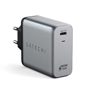 100w USB-C PD wall charger Space Gray